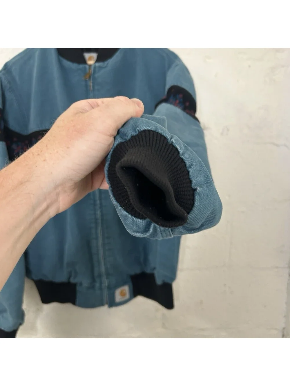 Vintage Carhartt Thermal Southwestern Aztec Jacket “Teal”